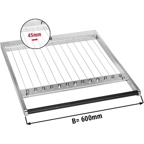 GGM Gastro Rahmen für einzel Pralinenschneider - Drahtabstand: 45mm Zilver