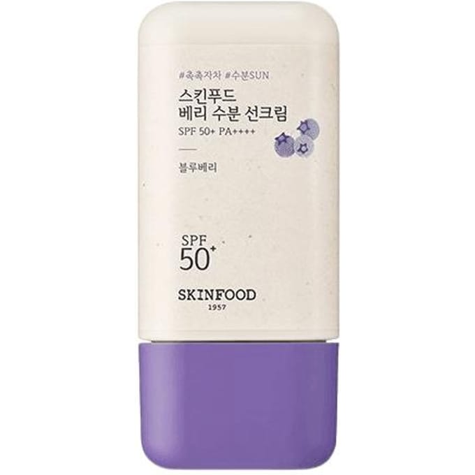 [SKINFOOD] Berry Moisturizing Sun Cream SPF 50+ PA++++ 50ml white