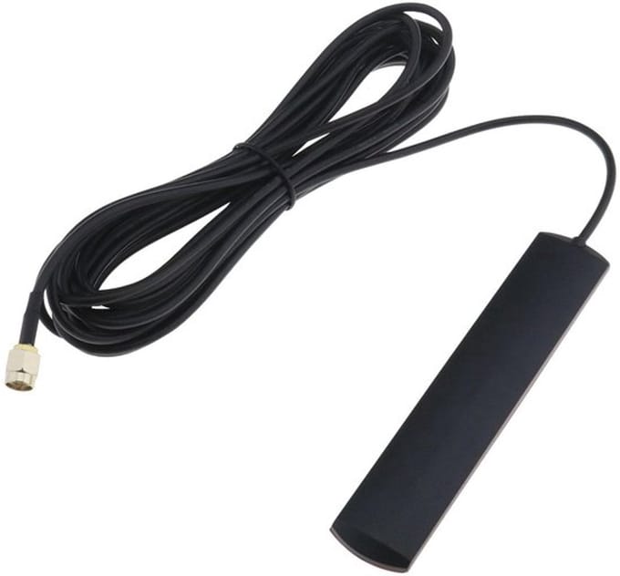 Allecto Antenne - 5 Meter Bereik - Zwart Gouden - Autoradio Antenne