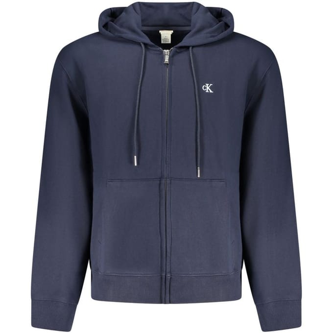 Calvin Klein Blu Katoenen Heren Hooded Sweatshirt