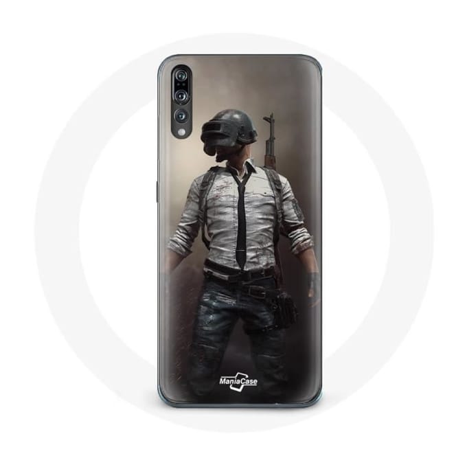 Coque - MANIACASE - Huawei P20 - Souple - Noir - PUBG