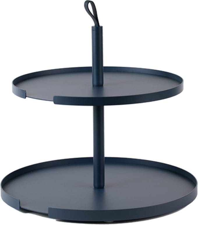 DesignBite - Big Hug Cake Stand 2 Levels - midnight blue - Blauw