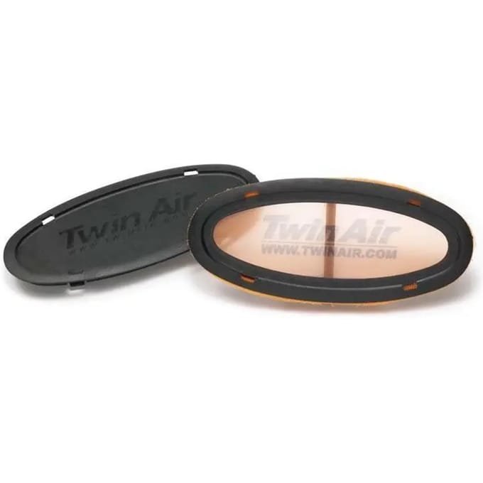 Twin Air Airbox Vent Oval 2 Units Luchtfilter Oranje,Zwart