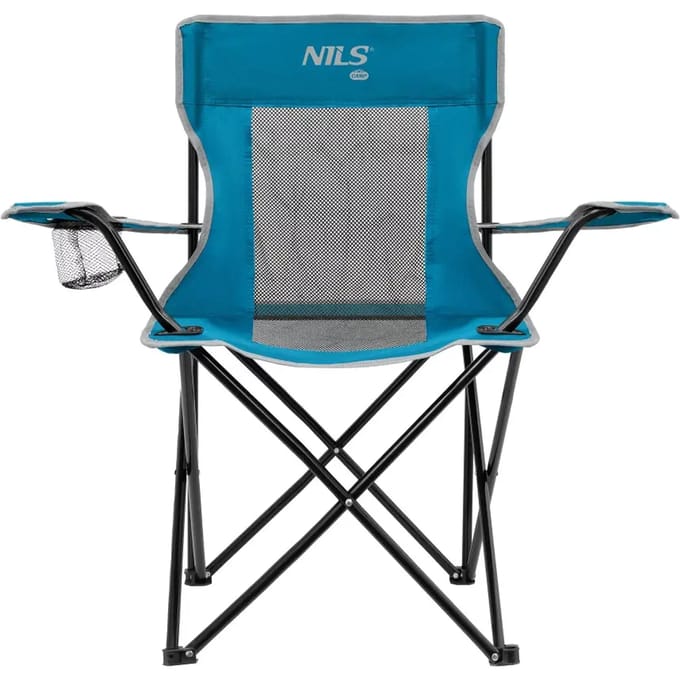 Nils Camp NC3302 - Kampeerkussen - Niebiesko-Szary - Opvouwbaar - Lichtgewicht