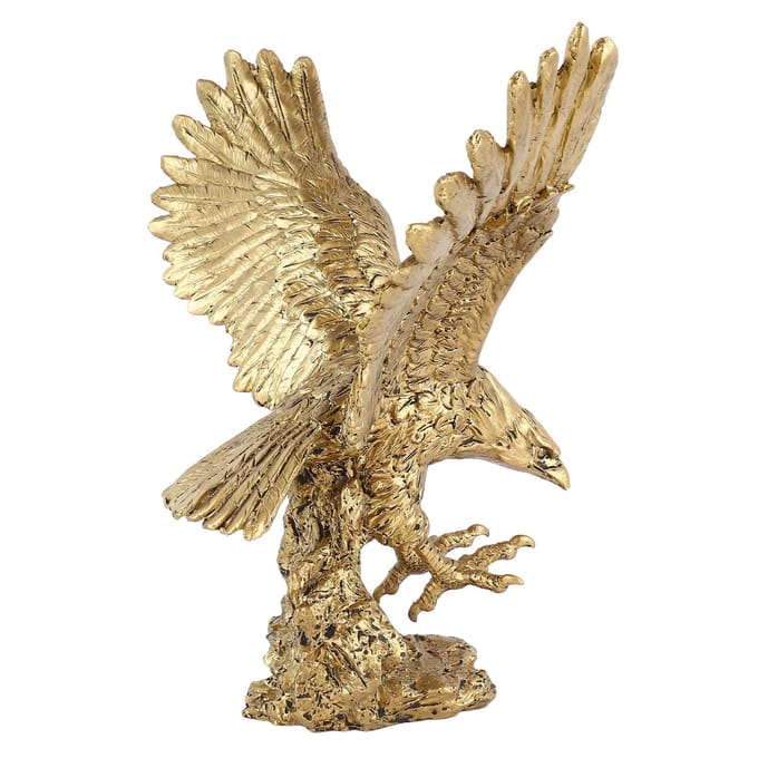 Hars Adelaar Beeld Decor Levendig Decoratief Adelaar Beeld Sculptuur Figuur voor Huis Woonkamer beige