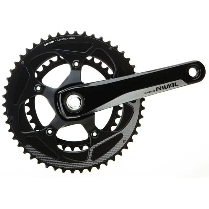 Crankset voor weggebruik Sram Rival22 Yaw 50/34 No Gxp