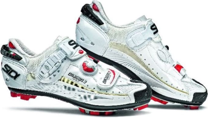 Sidi Dragon 3 - Mountainbikeschoenen - Carbon SRS Vernice - Wit - maat 46