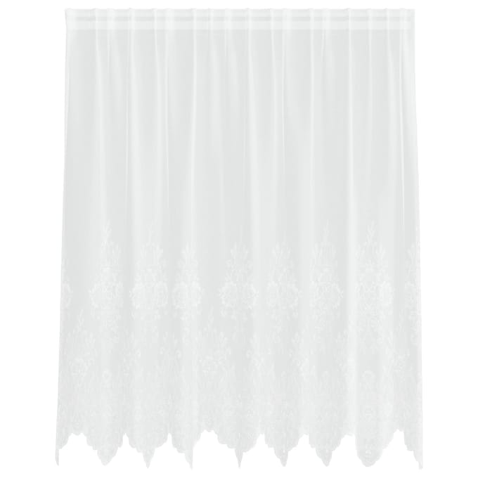 vidaXL Kantgordijn Wit 140 x 200 cm Polyester