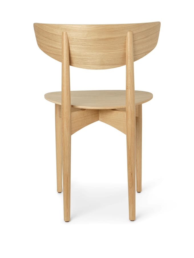 Ferm Living Herman stoel met houten frame - Eiken wit geolied