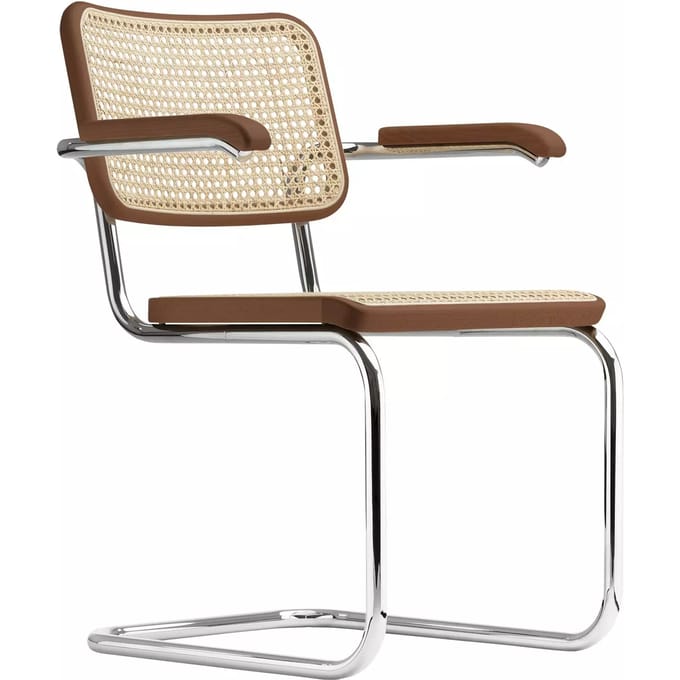 Thonet S 64 V Stoel - Beuken notenhout (TP 24) gebeitst
