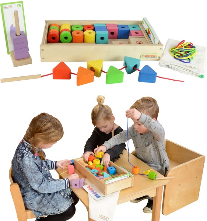 Masterkidz Grote Houten Montessori Kantinrijger