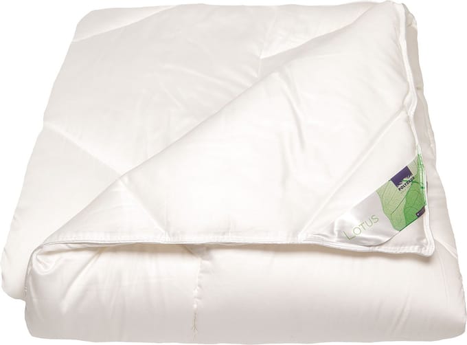 Polydaun Lotus dekbed - enkel - vochtregulerend - Lyocell tijk - vulling GRS 3D-Polarsoft Plus® + viscose - 140x220 cm - wit