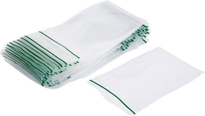 Gripzakjes Transparant - 60x80mm - 100 stuks