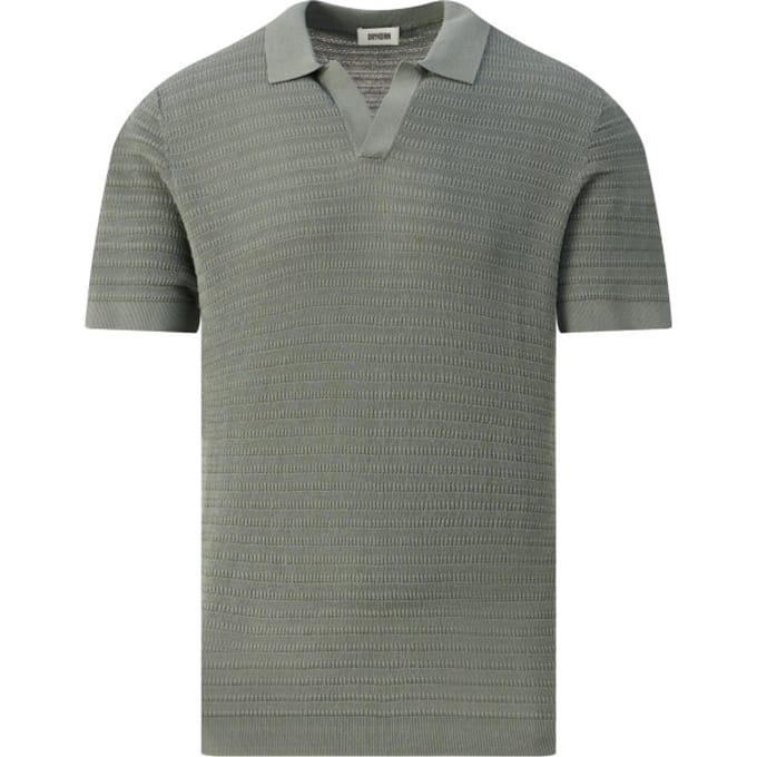 slim fit poloshirt met V-hals model 'Braian'