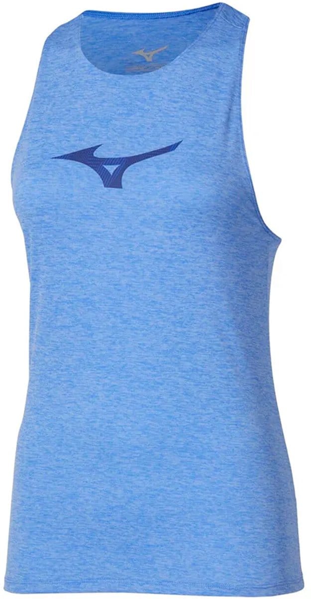 Mizuno Core Runbird Mouwloos T-shirt Blauw S Vrouw