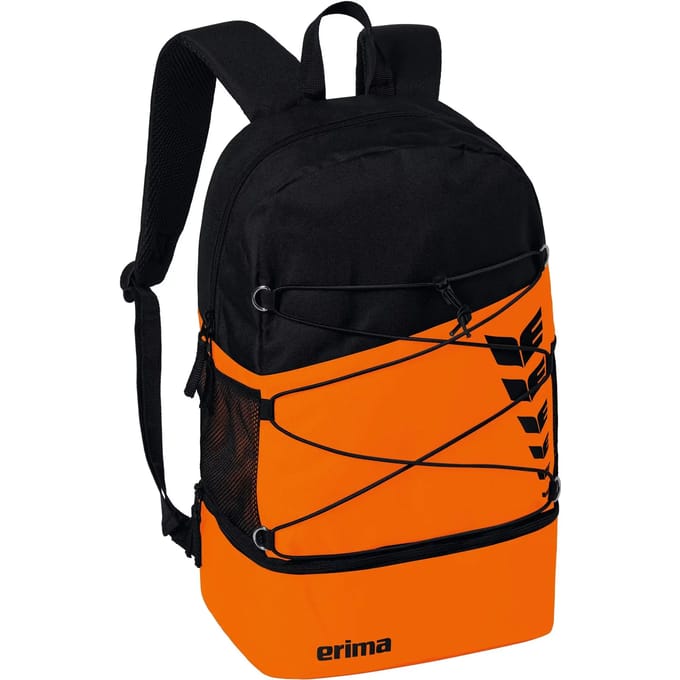 Erima Six Wings Multifunctionele Rugzak Met Bodemvak - Oranje | Maat: UNI