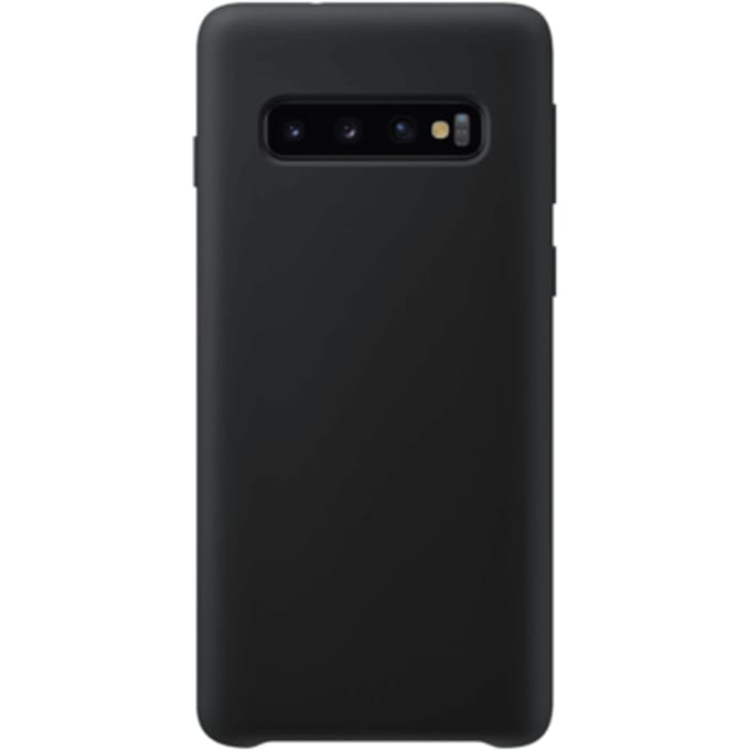 Samsung Galaxy S10 Siliconen Back Cover - Zwart