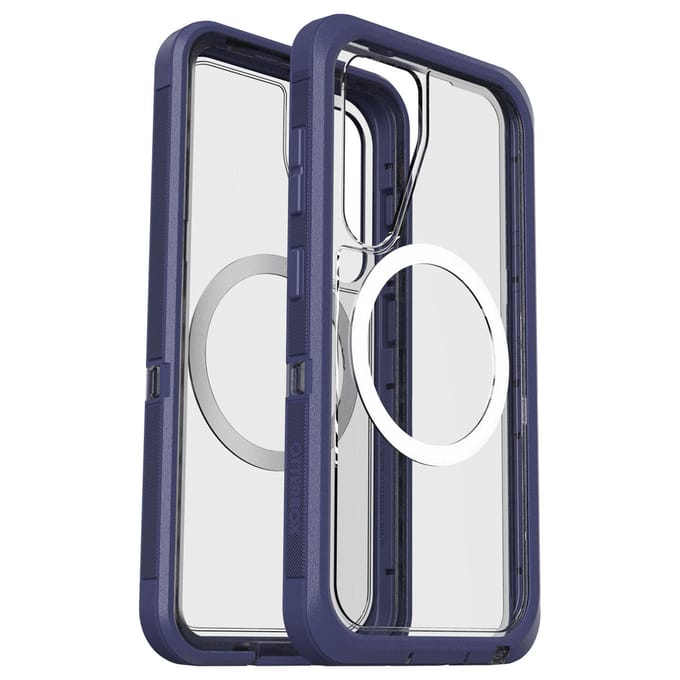 OtterBox Defender XT Clear Magnets Samsung Galaxy S25 Violet Thunder - clear/purple