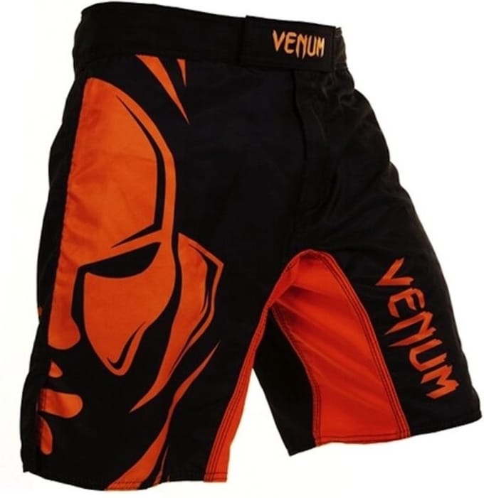 Venum Fightshort Wanderlei Silva Wand Shadow Zwart Oranje -