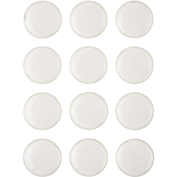 Epoxy Sticker "Dorzichtig", 12 stuks - Ø 20 mm