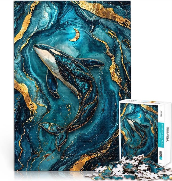 Puzzel 1000 Stukjes - Kunst Puzzel - Ontspanning Thuis - Decoratieve Waarde - 52x38cm - Mystieke Stromen