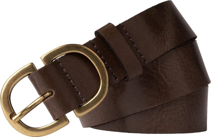 Legend Dames - Leren riem - Taupe - 80cm