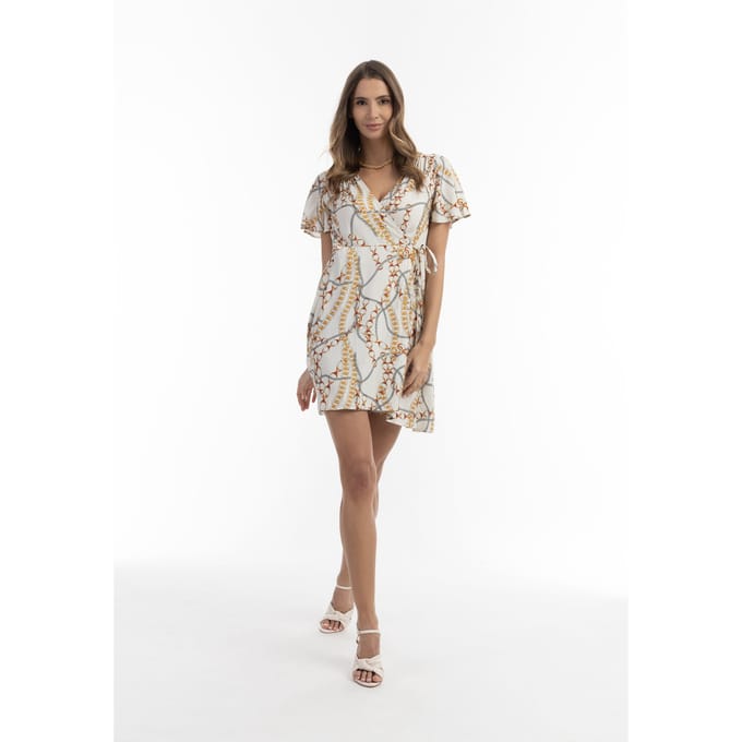 faina Mini-jurk met all-over print
