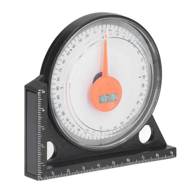 Hoekzoeker Hoge Nauwkeurigheid Stevig Duurzaam Plastic Duidelijke Schaal Eenvoudige Bediening Magnetische Hoekzoeker gray