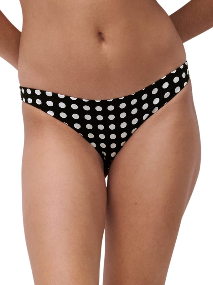 Chantelle - Sauvage Bikini Broekje Dolce - maat 42 - Zwart/Wit
