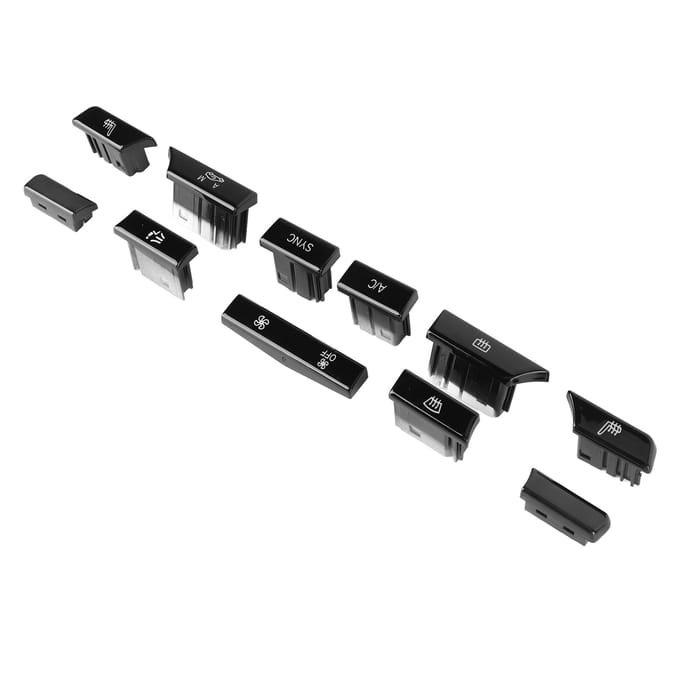 11-delige set Airconditioning AC Ventilatie Roosters Bedieningsknop Vervanging voor X3 X4 F25 F26 2013?2018 black