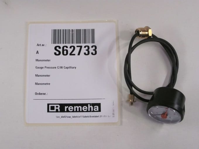 Remeha Manometer, S62733