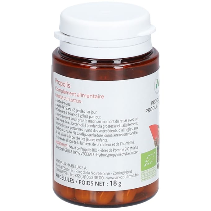 Arkocaps Propolis bio 40 Capsules