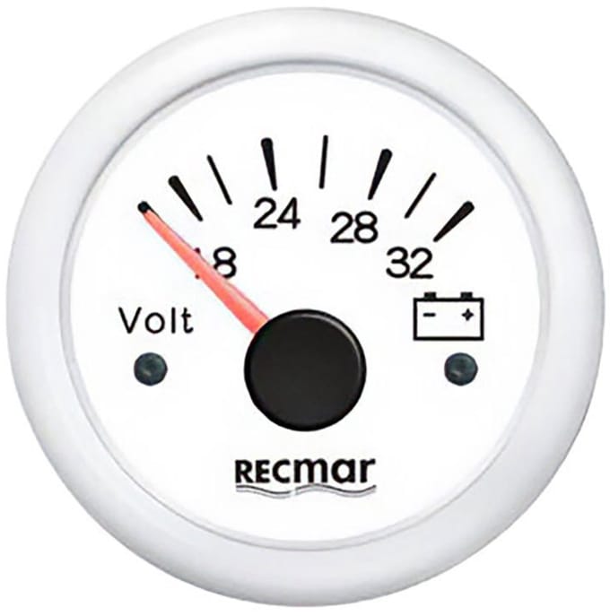 Recmar Voltmeter 8-32v Zilver