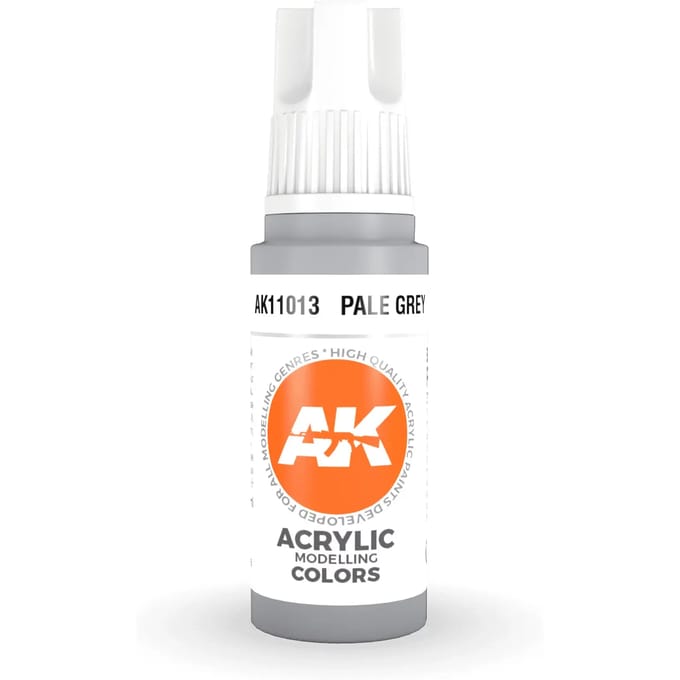 Pale Grey Acrylic Modelling Color - 17ml - AK-11013
