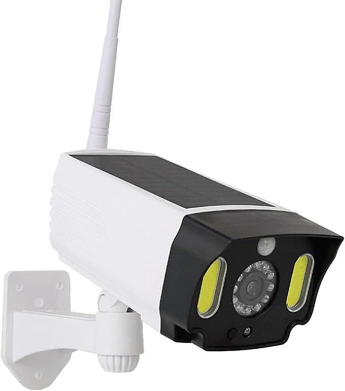 Zonnecamera met sensor - Valse beveiligingscamera - Tuinverlichting Beveiliging - COB LED Bewegingsdetectie - 25 x 15 x 18 cm