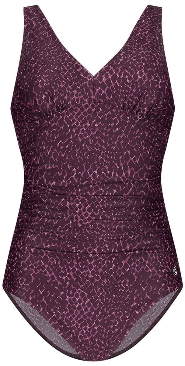 Ten Cate badpak shape snake purple voor Dames | Maat 46