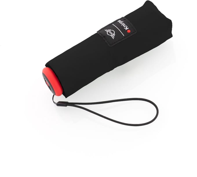 Knirps paraplu Mini Manual Midnight Black zwart