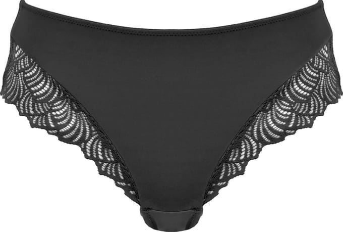 Naturana - Hipster met kant - 4674 - Zwart - 36