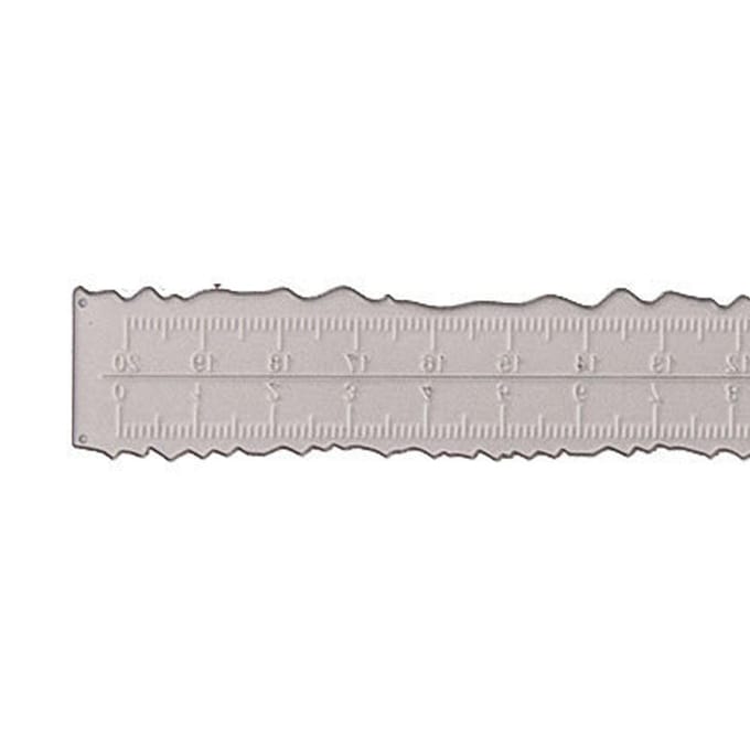 Papier Scheur Liniaal Koolstofstaal Multifunctioneel Nauwkeurig Irreguliere Randen Liniaal voor Tekenen white