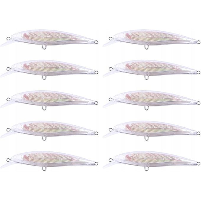 10x Wobler Body 11cm 11.6g - Zelf Schilderen - Vissen