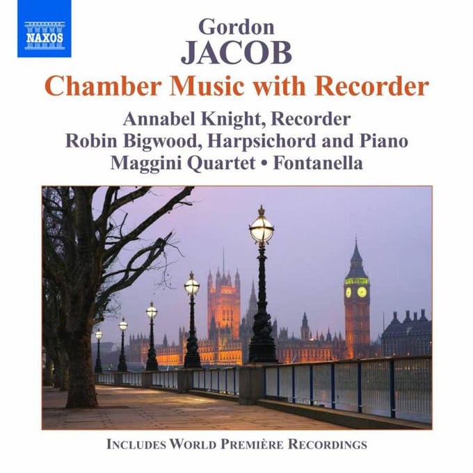 Annabel Knight, Robin Bigwood, Maggini String Quartet - Jacob: Chamber Music With Recorder (CD)