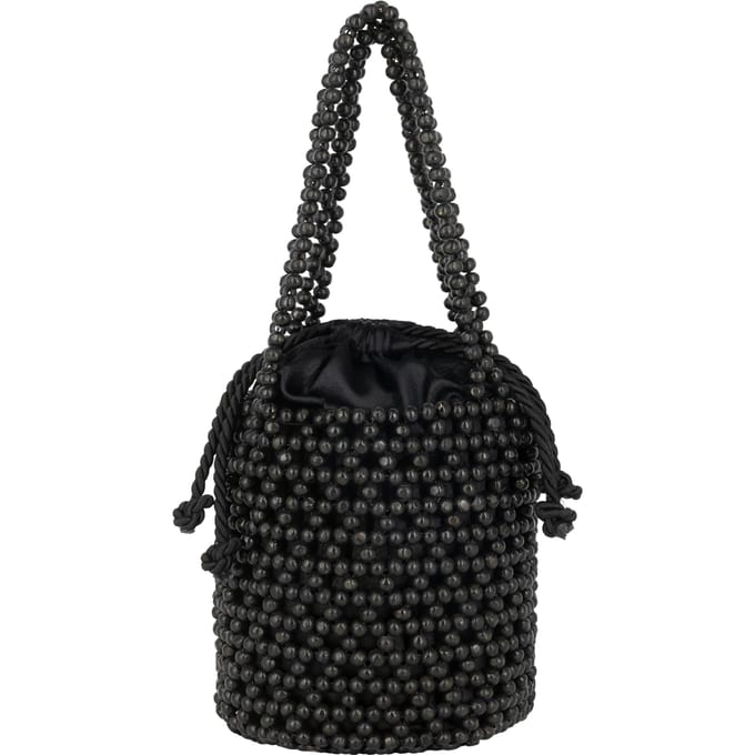 IZIA Bucketbag met kralen Dames zwart