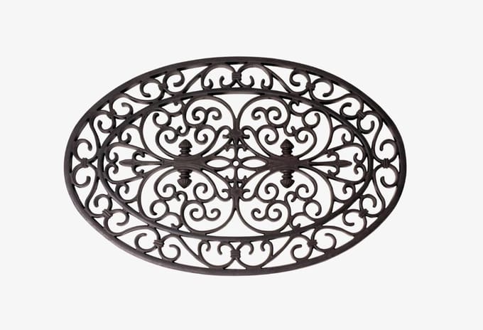 Deurmat Rubber Ovaal 70 x 45 cm