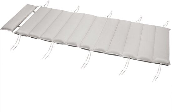 Saunabed kussen, crème, kussen voor ligbed, ligbedkussen, loungekussen, saunaloungebed kussen