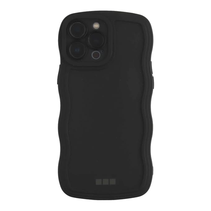 123watches hoesje Curve - zwart - Siliconen, TPU - iPhone 16 Plus