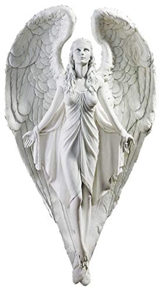 Spiritueel Pad Engel Wanddecoratie - Grijs