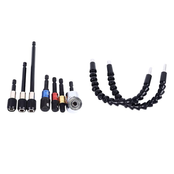Boorverlengset Multifunctioneel Snelkoppeling Universeel Flexibele Schacht Bithouder Set voor