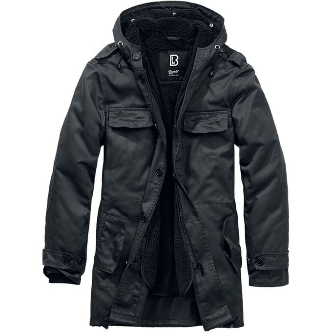 Brandit Parka - BW Parka Forest - S tot 5XL - voor Mannen - zwart