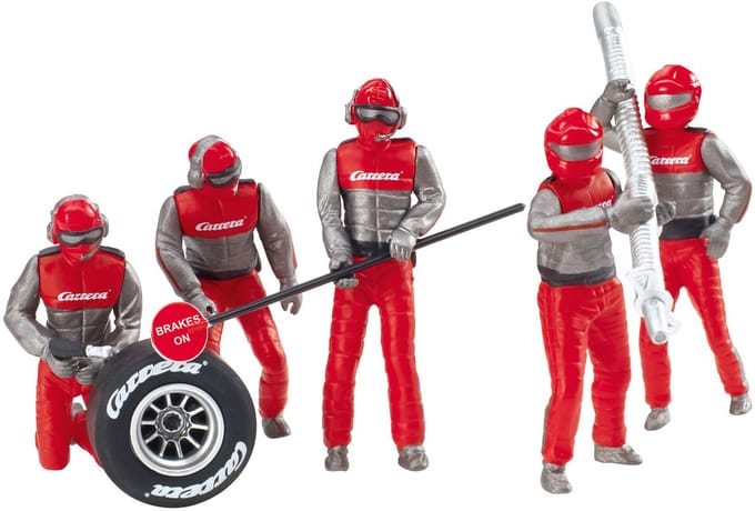 Carrera Racebaanonderdeel - DIGITAL 124/132/Evolution - Mechanica Crew - 5 Figuren onderdeel