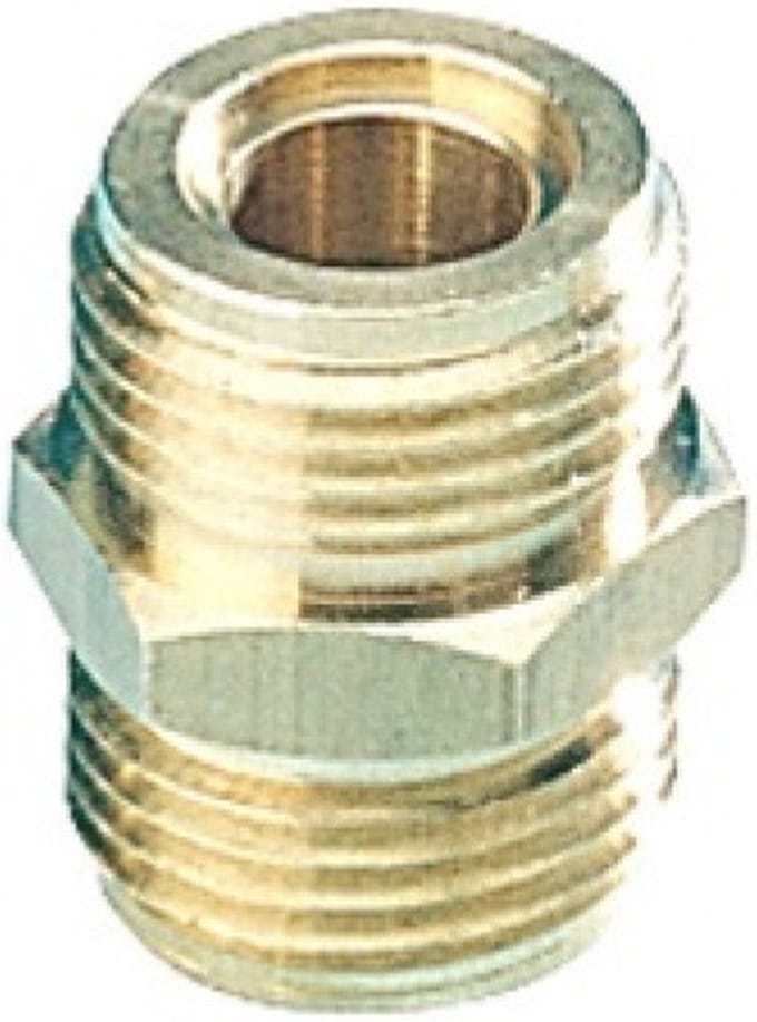 Koppeling dubbel 20x1,5(M)